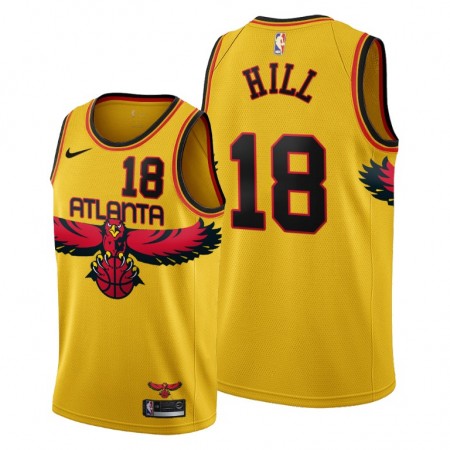 Dres Atlanta Hawks Solomon Hill 18 Nike 2021-22 City Edition Throwback 90s Swingman